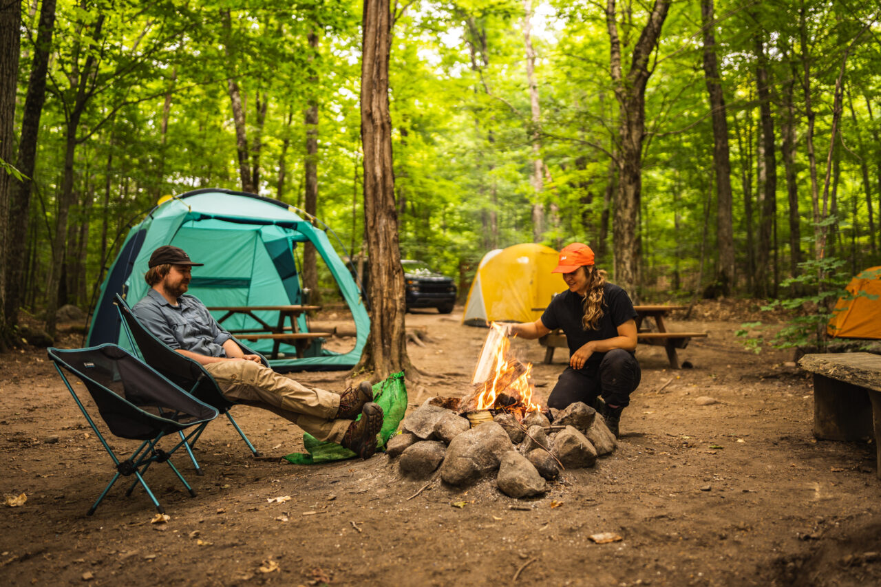 Camping rustique en nature – Parc régional du Poisson Blanc